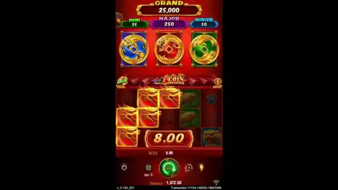 3 Coin Treasures Slot Screenshot 8