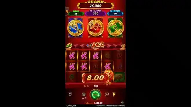 3 Coin Treasures Slot Screenshot 9