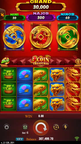 3 Coin Treasures Slot Screenshot 1