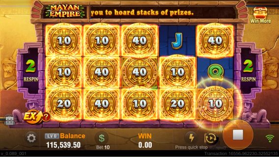 Mayan-Empire Slot Screenshot 5