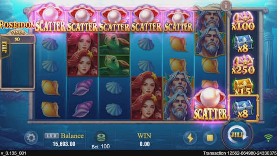 Poseidon Slot Screenshot 3