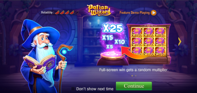 Potion-Wizard Slot Screenshot 01